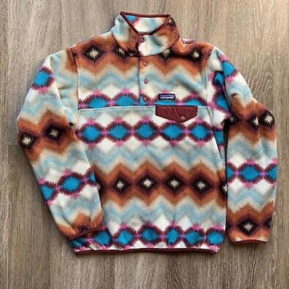 ⭐️ISO Patagonia Synchilla Fleece Pullover Aztec - Picture 1 of 1
